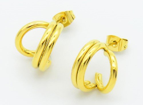 Nancy Gold Hoops