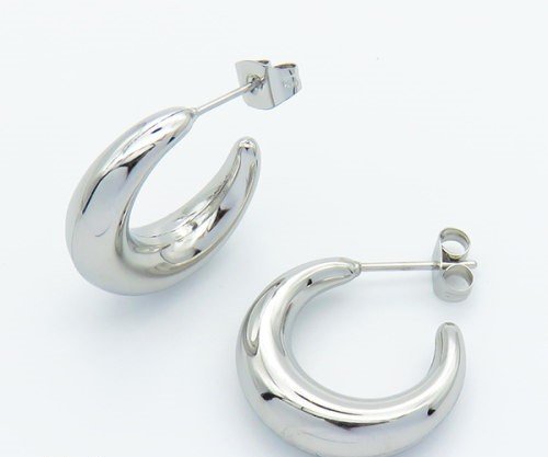 Sidra Silver Hoops