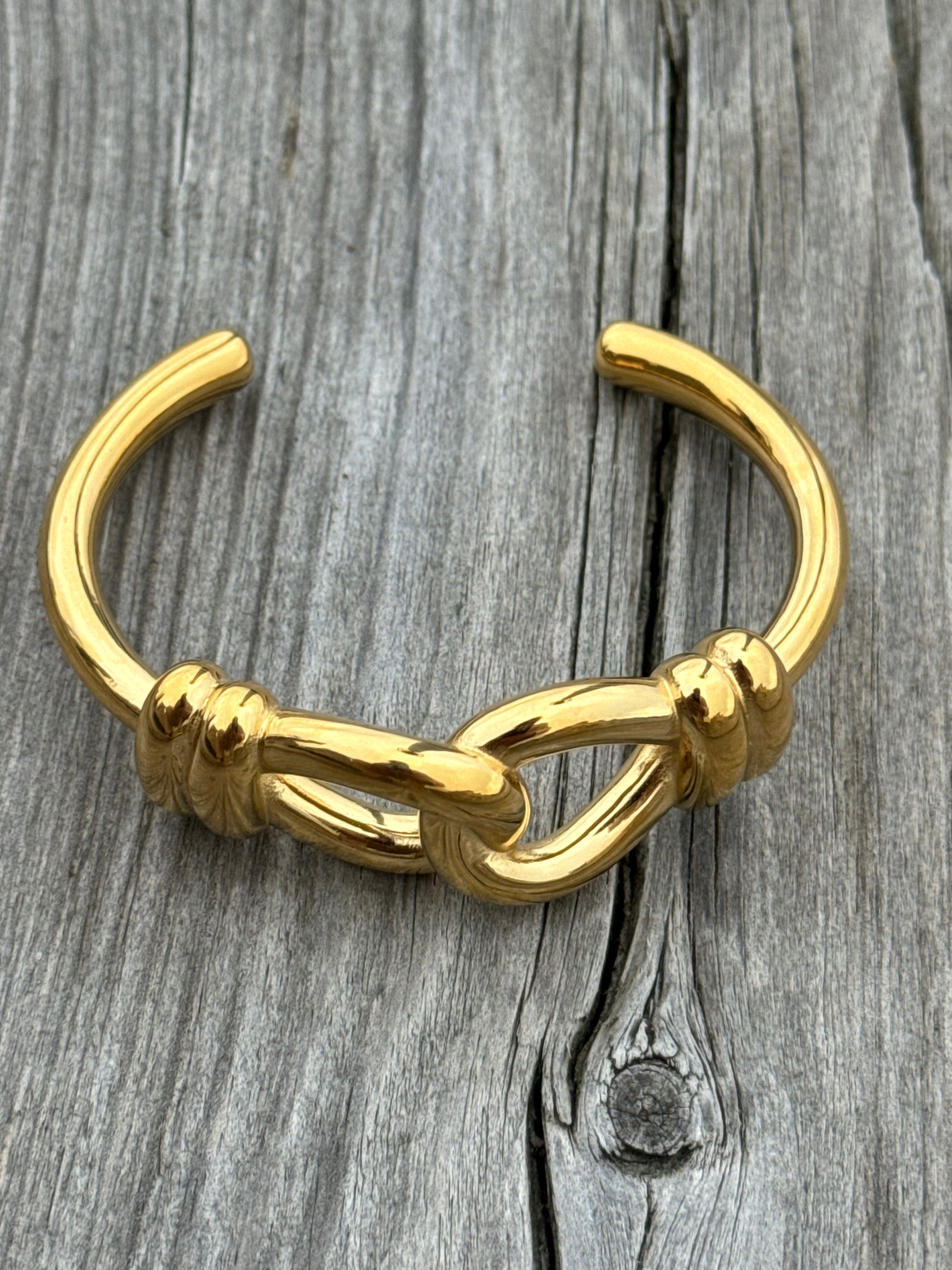 Rope Golden Bangle