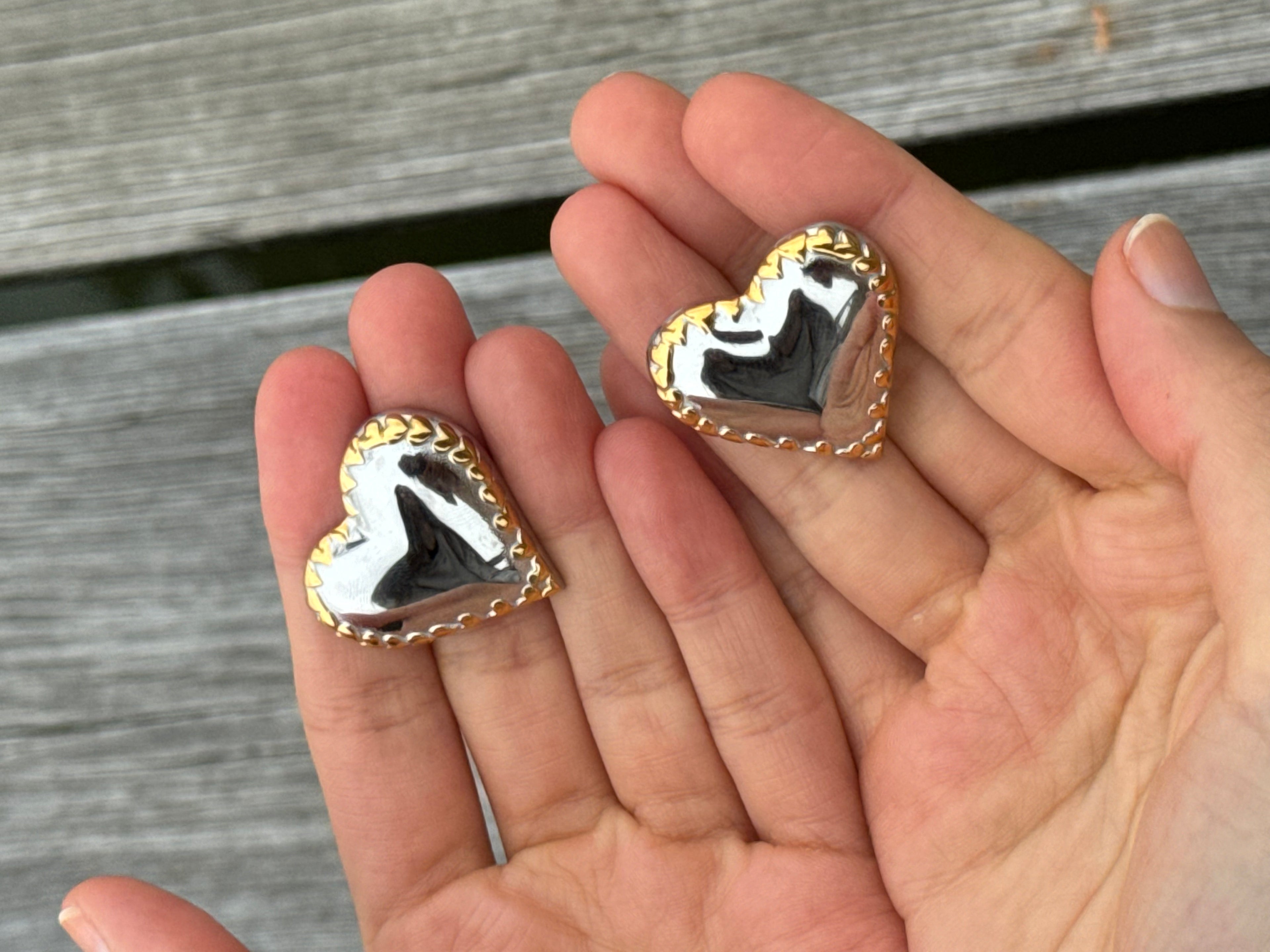 Heart Silgold Earrings