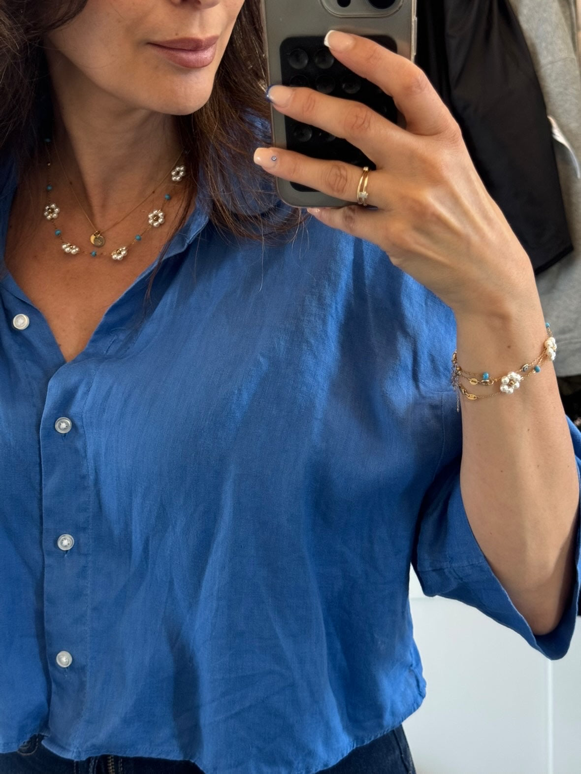 Flower Blue Necklace
