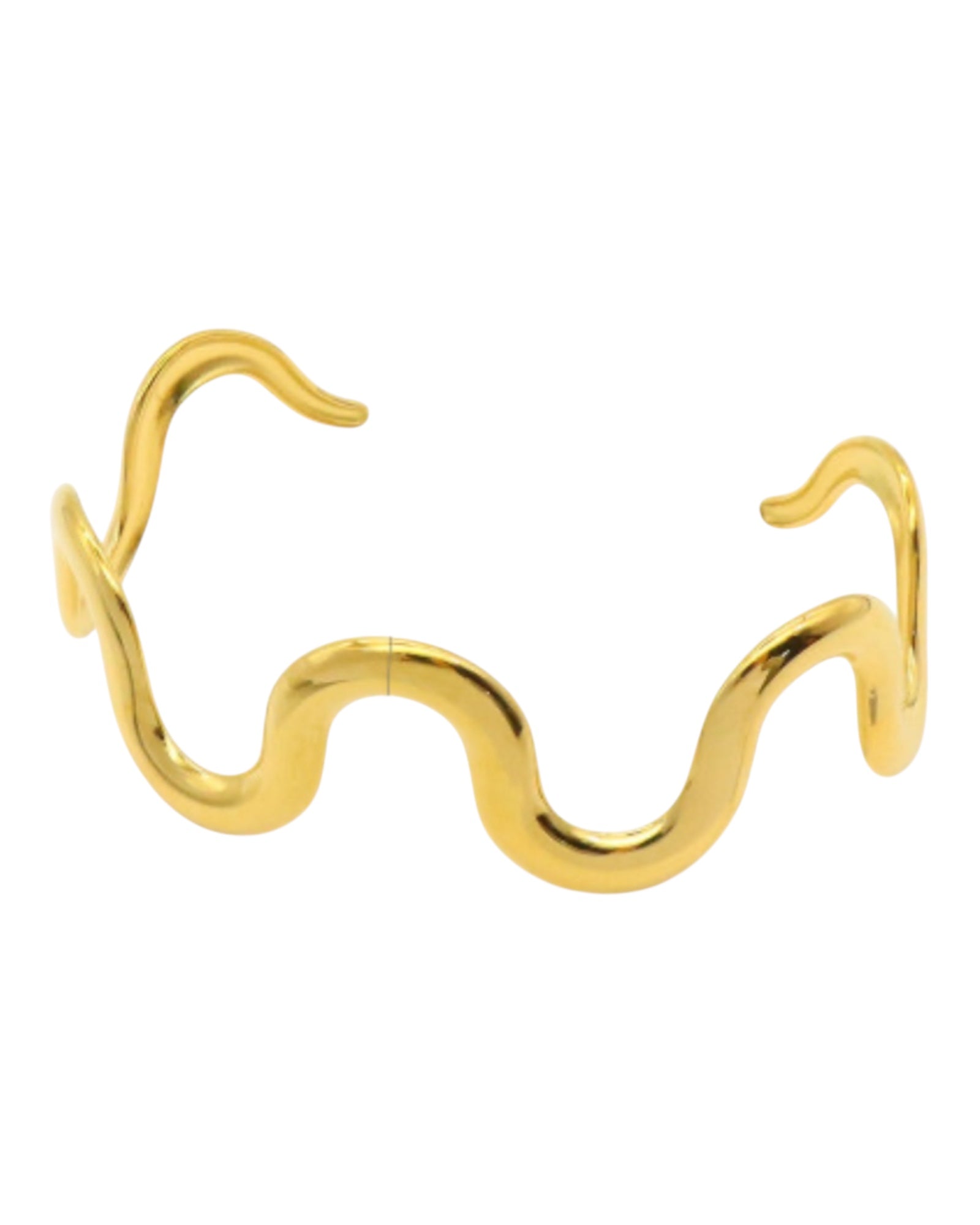 Wave Golden Bracelet