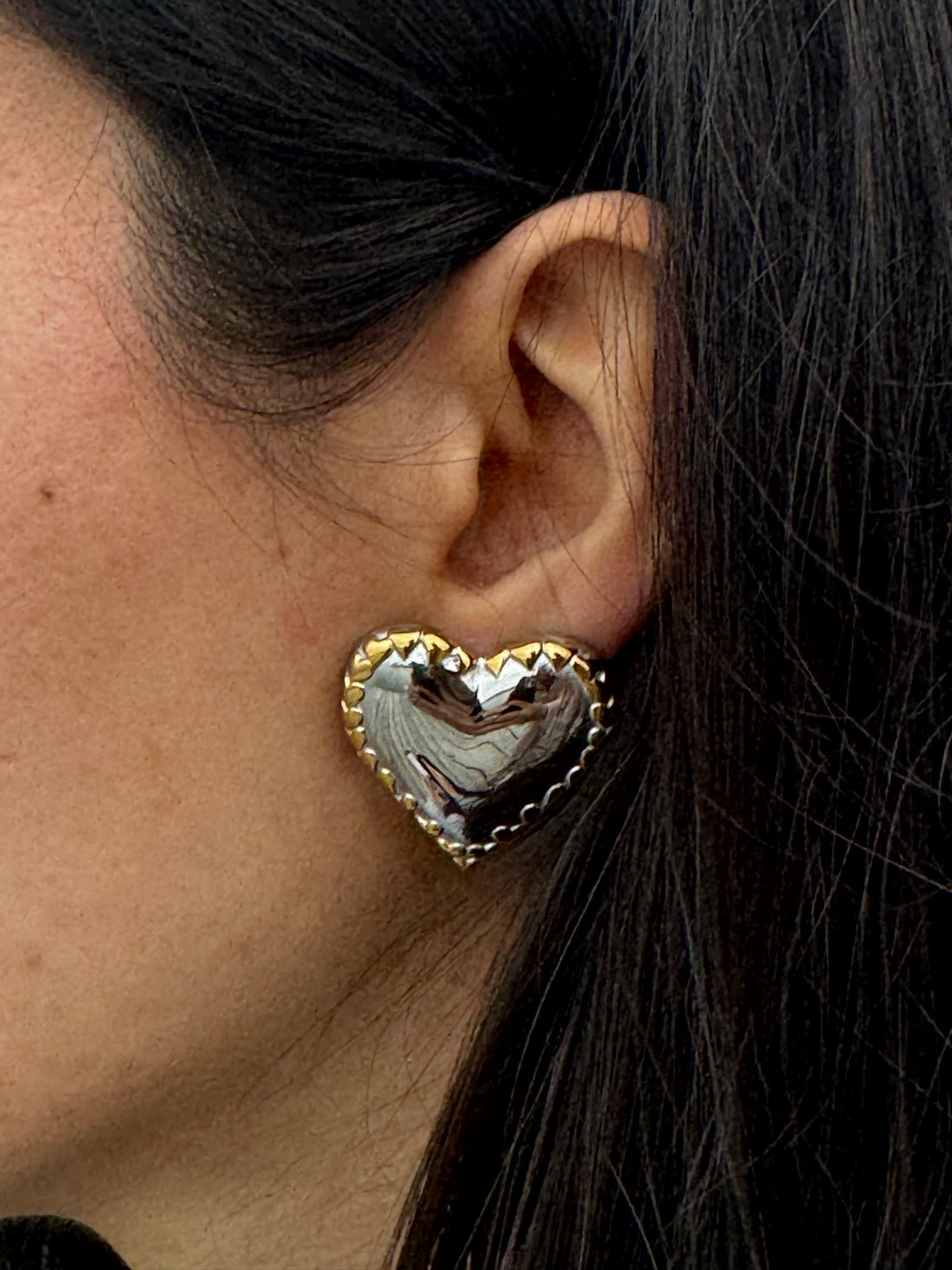 Heart Silgold Earrings