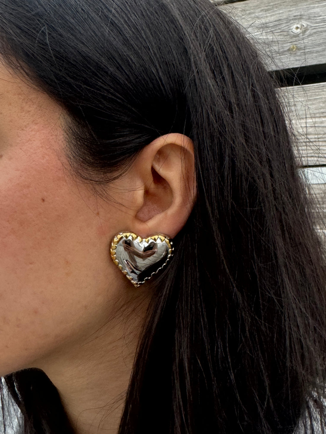 Heart Silgold Earrings