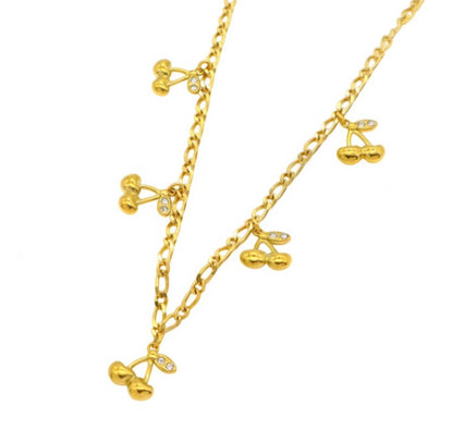 Cherry Golden Necklace