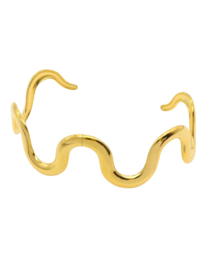 Wave Golden Bracelet