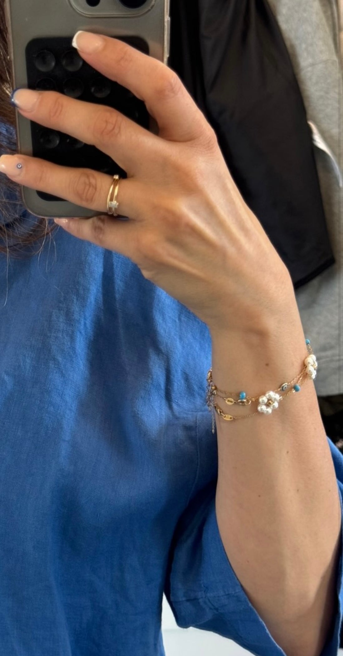 Flower Blue Bracelet