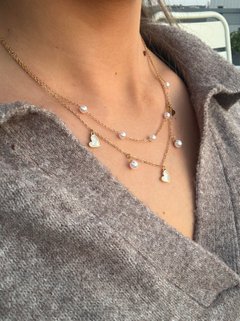 Heart and Pearls Necklace