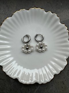 Flower Silver Earrings