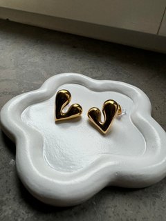 Heart Golden Earrings