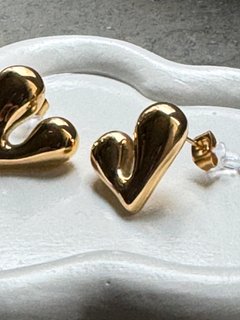 Heart Golden Earrings