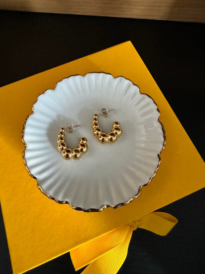 Half Bubble Earrings