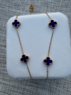 Lucky Charm Multiple Dark Blue Necklace