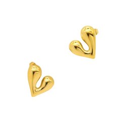 Heart Golden Earrings