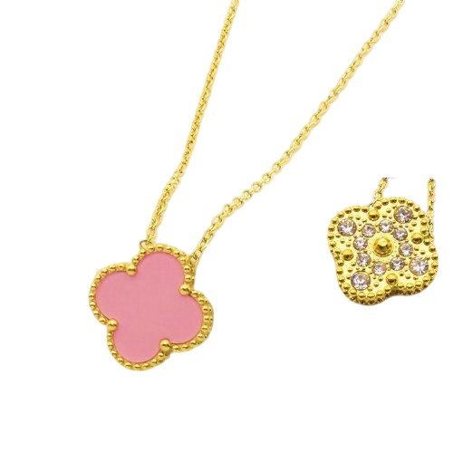 Lucky Charm Baby Pink Necklace