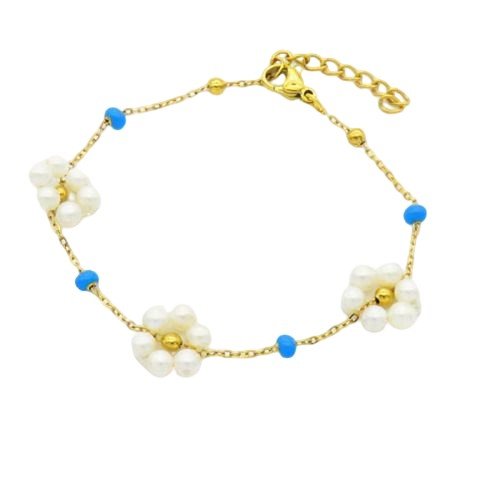 Flower Blue Bracelet