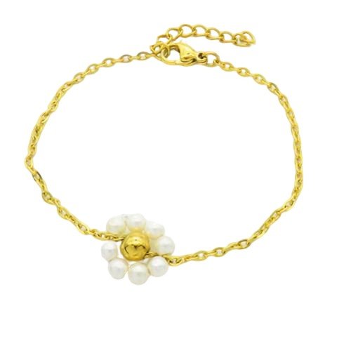 Flower White Single Bracelet